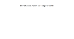 Desktop Screenshot of drbrentals.com